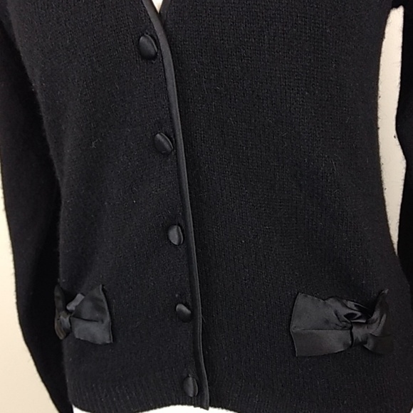 Austin Hill Bow Pocket Cardigan Sweater Size Small - Picture 2 of 7